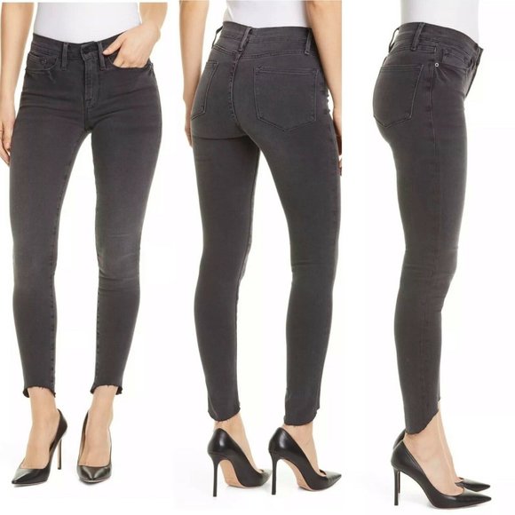 FRAME Womens Jeans Black Size 24 Le Skinny de Jean - Picture 1 of 8